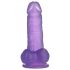 Lovetoy Jelly Studs - Dildo met Zuignap 15 cm (Paars)