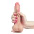 Lovetoy Sliding-Skin - Dubbele Laag Dildo - 18cm (Natuurlijk)