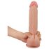 Lovetoy Sliding-Skin - Tweelaags dildo - 23 cm (natuurlijk)