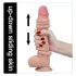 Lovetoy Sliding-Skin - dildo met dubbele laag - 23cm - huidkleurig