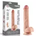Lovetoy Sliding-Skin - dildo met dubbele laag - 23cm - huidkleurig