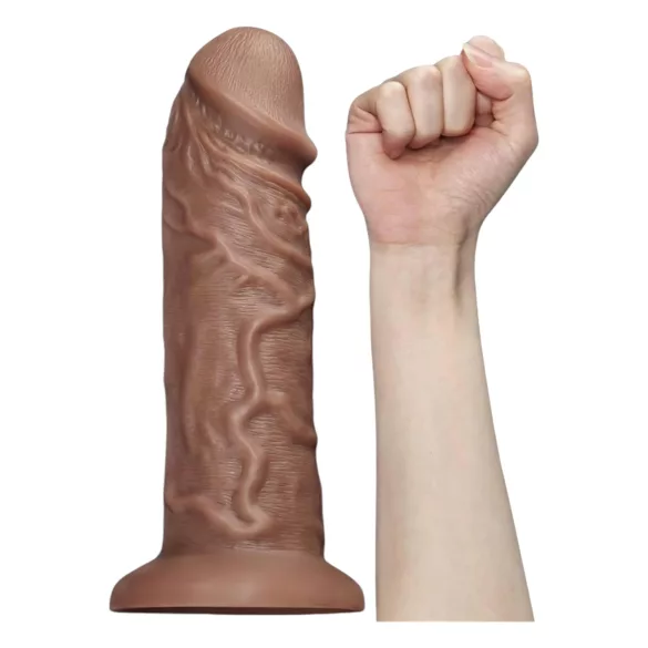 Lovetoy Chubby - dildo met zuignap - realistisch - 25cm - huidskleur