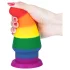 Lovetoy Prider - anale buttplug - 15 cm - regenboog