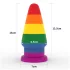 Lovetoy Prider - anale buttplug - 15 cm - regenboog