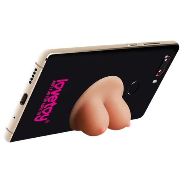 Lovetoy - Zuignap telefoonhouder - Borsten (natuurlijk)