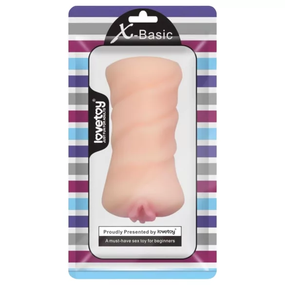 Lovetoy X-Basic - kunstvagina masturbator (huidskleur)
