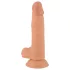 Mr. Rude - realistische dildo met zuignap - 19 cm - huidkleur