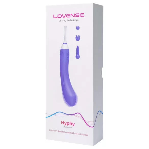 Lovense Hyphy - App-gestuurde 2-in-1 vibrator (paars)