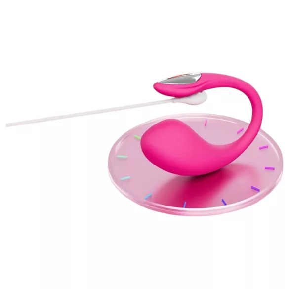 Lovense Lush 4 - vibratie-ei - app-gestuurd - siliconen - roze
