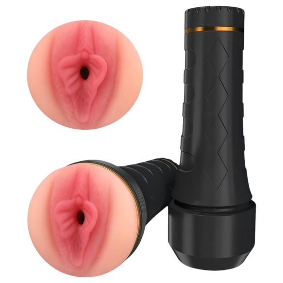 Tracy's Dog Cup - levensechte masturbator (zwart-natuurlijk)