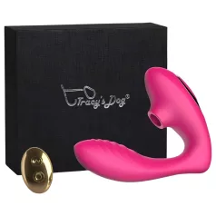 Tracy's Dog 2 - luchtdruk vibrator 2-in-1 - pink