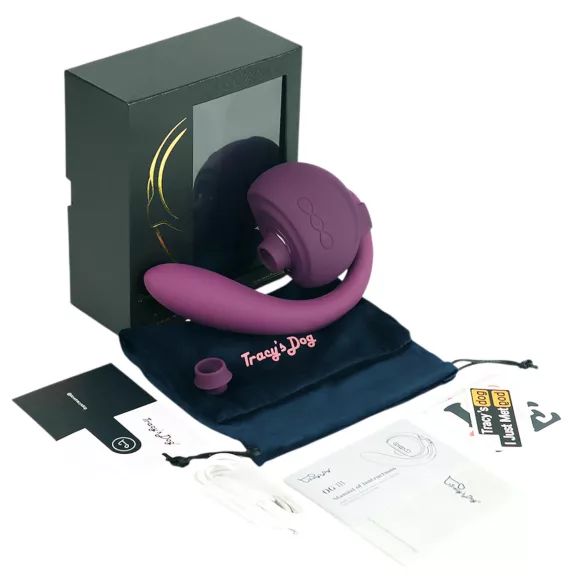 Tracy's Dog OG 3 - clitorisstimulator en G-punt vibrator (paars)