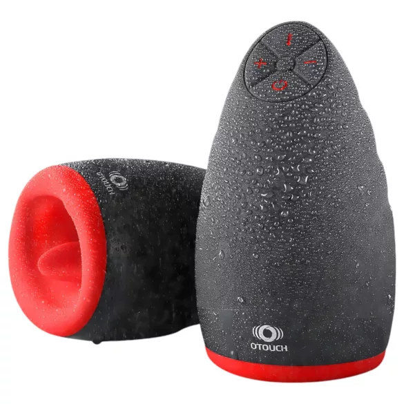 OTOUCH Chiven 2 - oplaadbare vibrerende mondmasturbator - zwart