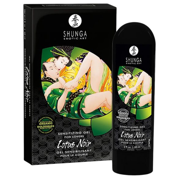 Shunga Lotus Noir - unisex stimulatiegel (60ml)