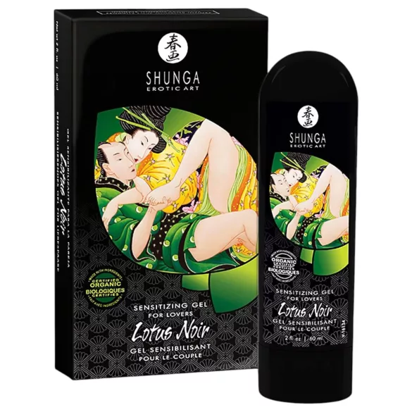 Shunga Lotus Noir - unisex stimulerende gel - glijmiddel - 60ml