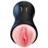 Leopard - Mond en kunstmatige vagina penis vibrator (natuurlijk)