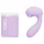Sunny Love Bunny - zuigende, vibrerende vibrator (paars)