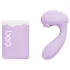 Sunny Love Bunny - zuigende, vibrerende vibrator (paars)