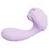 Sunny Love Bunny - zuigende, vibrerende vibrator (paars)