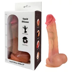   FeelSkin - ultra realistische dildo met ballen - naturel (21 cm)