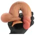 FeelSkin - ultra realistische dildo met ballen (naturel, 17 cm)