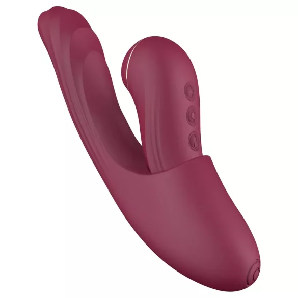 Vibeconnect - 2-in-1 G-spot en clitoris vibrator - rood