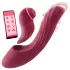 Vibeconnect - 2-in-1 G-spot en clitoris vibrator - rood