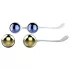Nalone Yany Love - verstelbare geishaballen set - siliconen - blauw/goud