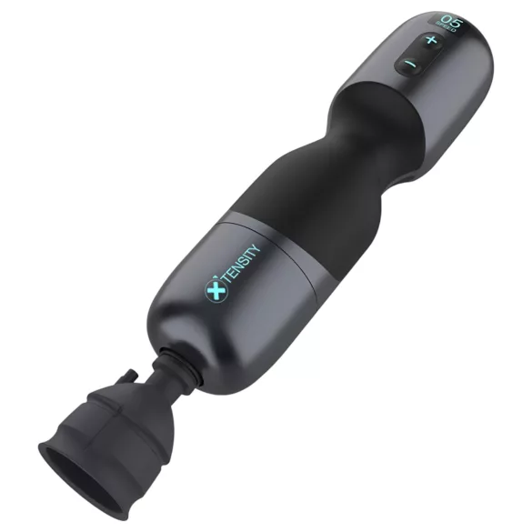 Xtensity 1 - masturbator met vacuüm en pulserende functie - zwart