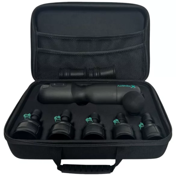 Xtensity 1 - masturbator met vacuüm en pulserende functie - zwart