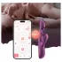 Honey Play Box Gem - App-gestuurde, met kralen uitgeruste G-spot- en clitorisvibrator (paars)