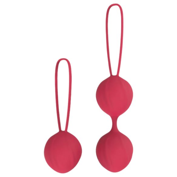 Cotoxo Cherry - Geisha balletjes set - 2-delig - Rood