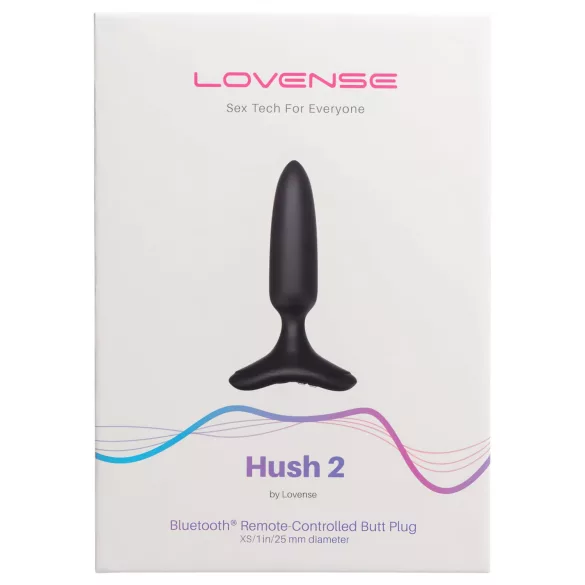 Lovense - anaal vibrator klein - oplaadbaar XS 25mm - zwart