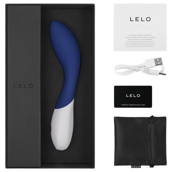 LELO Mona Wave - waterdichte G-spot vibrator (blauw)