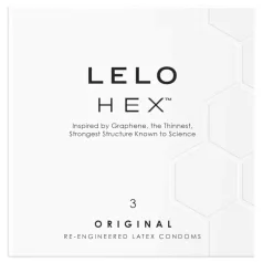 LELO Hex Original - condooms - ultradun latex - 3 stuks