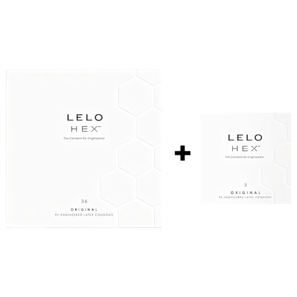 LELO Hex Original - luxe condoom pakket (36+3 stuks)