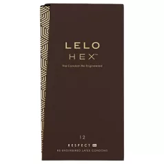 LELO Hex Respect XL - condooms - XL maat - 12 stuks