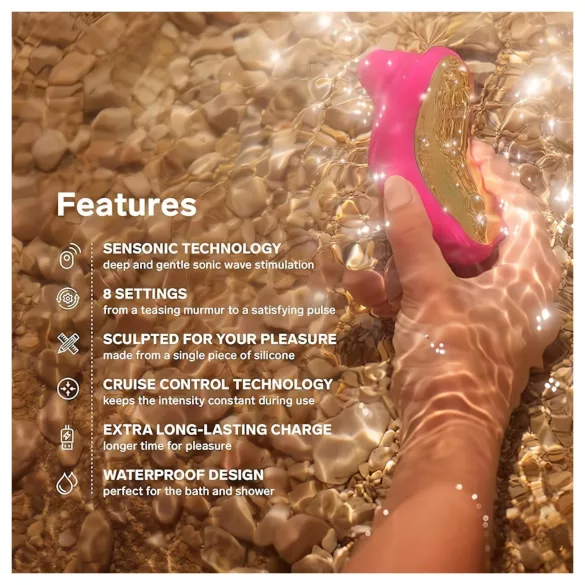 LELO Sona Cruise - clitorisstimulator met sonic waves - zwart