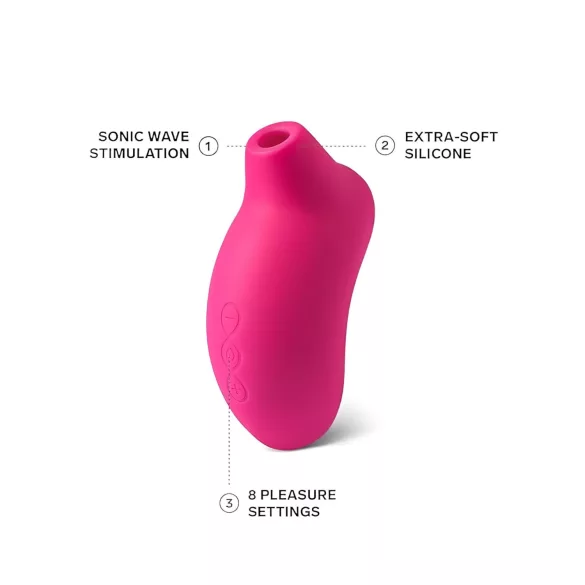 LELO Sona - clitorisstimulator met geluidsgolven - rood