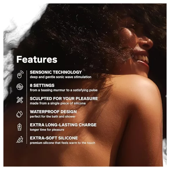 LELO Sona - clitorisstimulator met geluidsgolven - rood