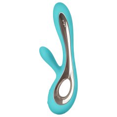  LELO Soraya 2 - rabbit vibrator - waterproof - siliconen - turquoise