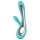 LELO Soraya 2 - waterdichte vibrator met clitorisstimulator (turquoise)