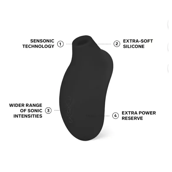 LELO Sona 2 Cruise - clitorisstimulator met geluidsgolven - zwart