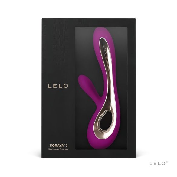 LELO Soraya 2 - waterdichte vibratoor met clitorisstimulator (paars)