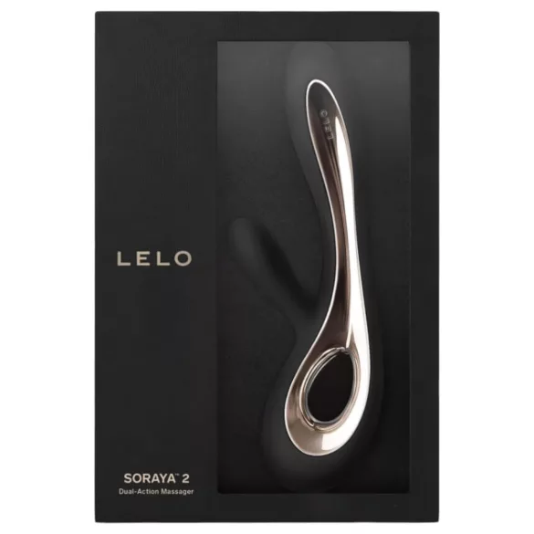 LELO Soraya 2 - vibrator met clitorisstimulator - oplaadbaar - waterdicht