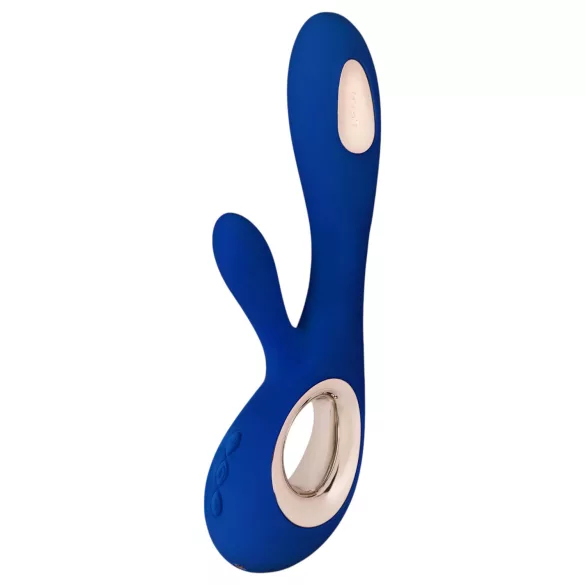 LELO Soraya Wave - vibrator met clitorisstimulator en beweegbare kop - blauw