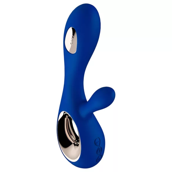 LELO Soraya Wave - vibrator met clitorisstimulator en beweegbare kop - blauw