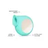 LELO Sila - clitorisstimulator met geluidsgolven - waterdicht - turquoise