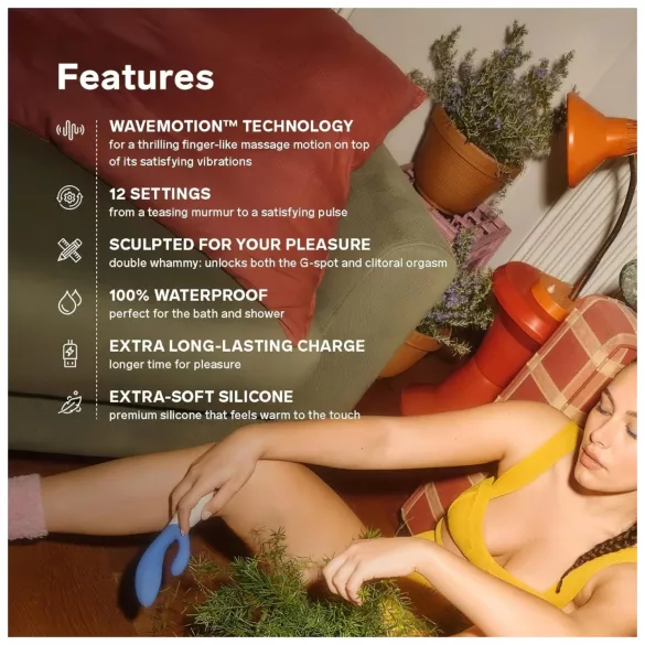 LELO Ina Wave 2 - vibrator - oplaadbaar, waterdicht - paars