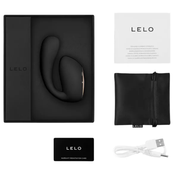 LELO Ida Wave - vibrator met tril- en rotatiefunctie - oplaadbaar - zwart